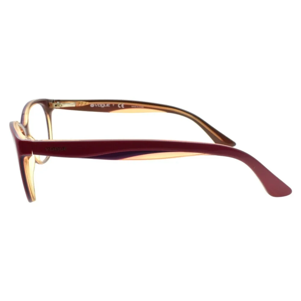 Vogue VO 2962 2313 Women's Eyeglasses Frames Cat Eye 51-17-135 Red / Fuchsia